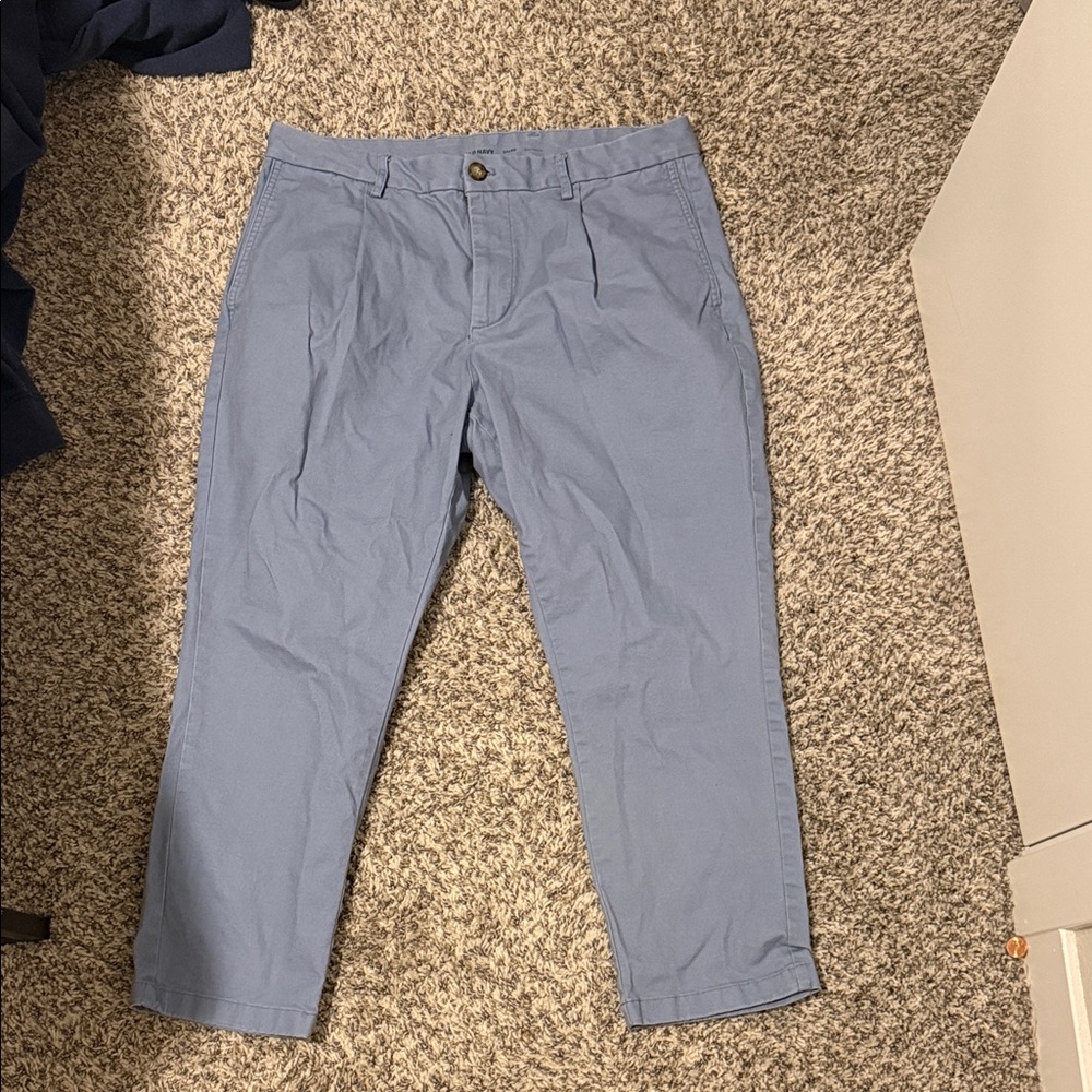 Old Navy Men's Light Blue Chinos